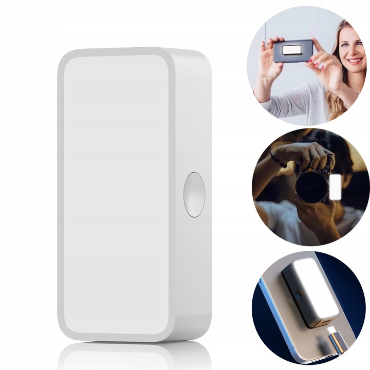 Magnetyczna lampa do selfie do telefonu, kompatybilna z Magsafe iPhone,
