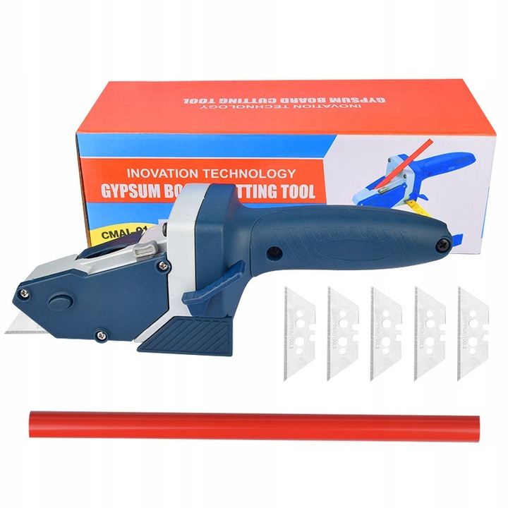 Nóż do Płyt GK G-K G/K Narzędzie do Cięcia Regipsów KARTON-GIPS Gipsu