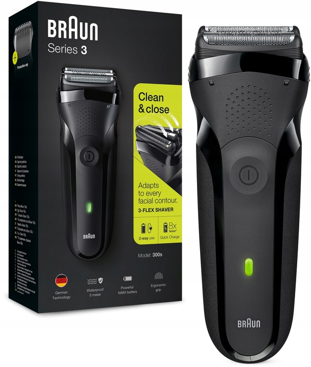 Golarka BRAUN Series 3 300S Czarny