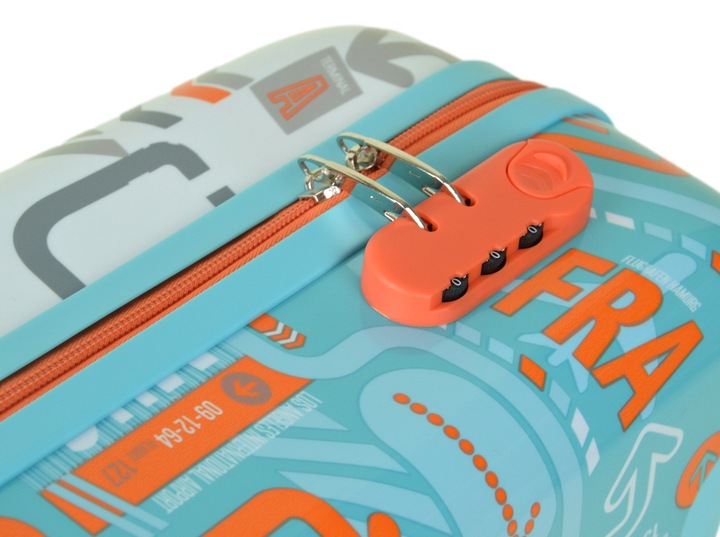 Średnia walizka na kółkach SUNBAG Fly360 Dual Color