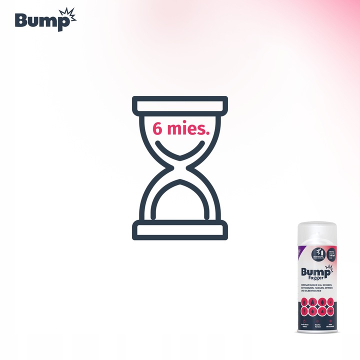 BUMP FOGGER Bomba dymna na pluskwy mole pchły karaluchy rybiki owady