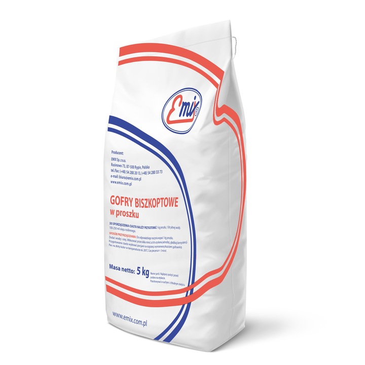 Ciasto na GOFRY Biszkoptowe 5kg EMIX Mieszanka
