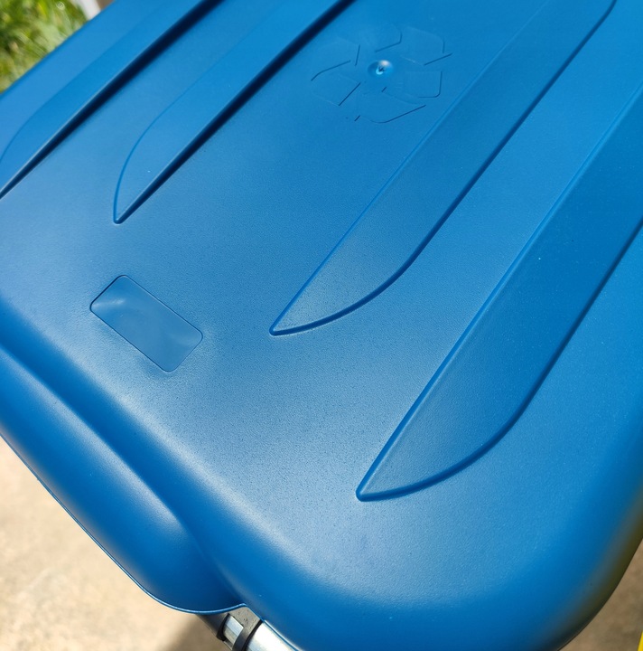 STOJAK METALOWY do Segregacji Śmieci Pojemnik KOSZ NA ODPADY na 3 WORKI