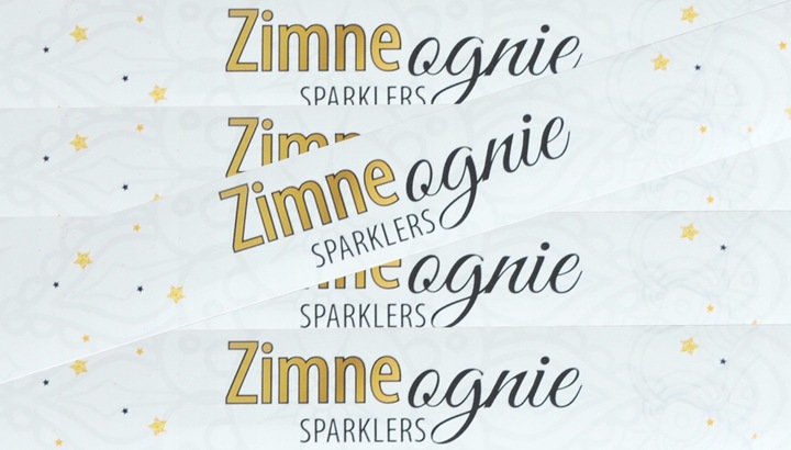 ZIMNE OGNIE 70 CM - 60 SZTUK - ŚLUB WESELE