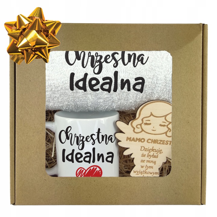 PREZENT PODZIĘKOWANIE DLA RODZICÓW CHRZESTNYCH KOMUNIA ŚWIĘTA CHRZEST