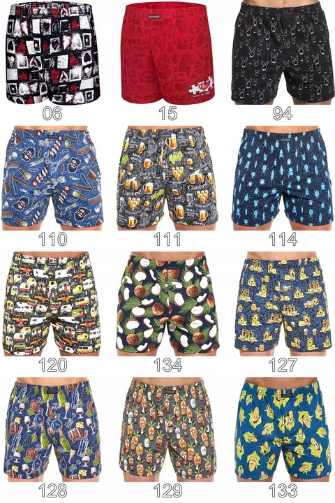 CORNETTE BOKSERKI CLASSIC - luźne x 5 szt. XL