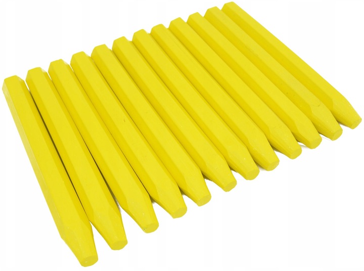 KREDKA KREDA BUDOWLANA WOSKOWA TECHNICZNA KREDKI DO ZNAKOWANIA ŻÓŁTA