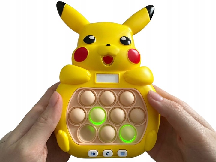 GRA ZRĘCZNOŚCIOWA POP IT ANTYSTRESOWA ELEKTRYCZNA, KOLOROWE PODŚWIETLENIE!