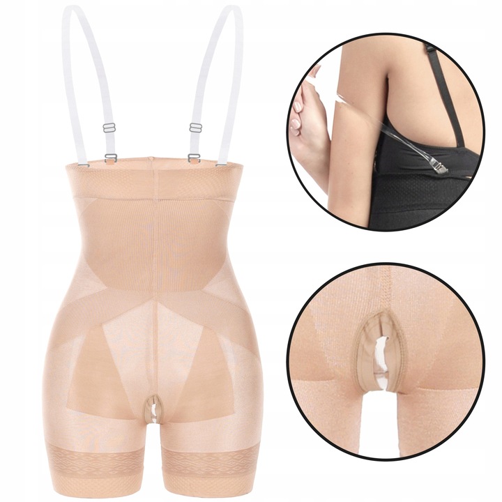 Orirose WYSOKIE Majtki mocno WYSZCZUPLAJĄCE brzuch MODELUJĄCE talię uda