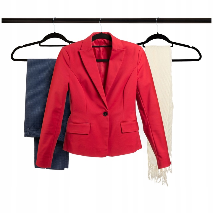 WIESZAK WELUROWY NA UBRANIA WIESZAKI WELUROWE NA ODZIEŻ X30 CZARNE