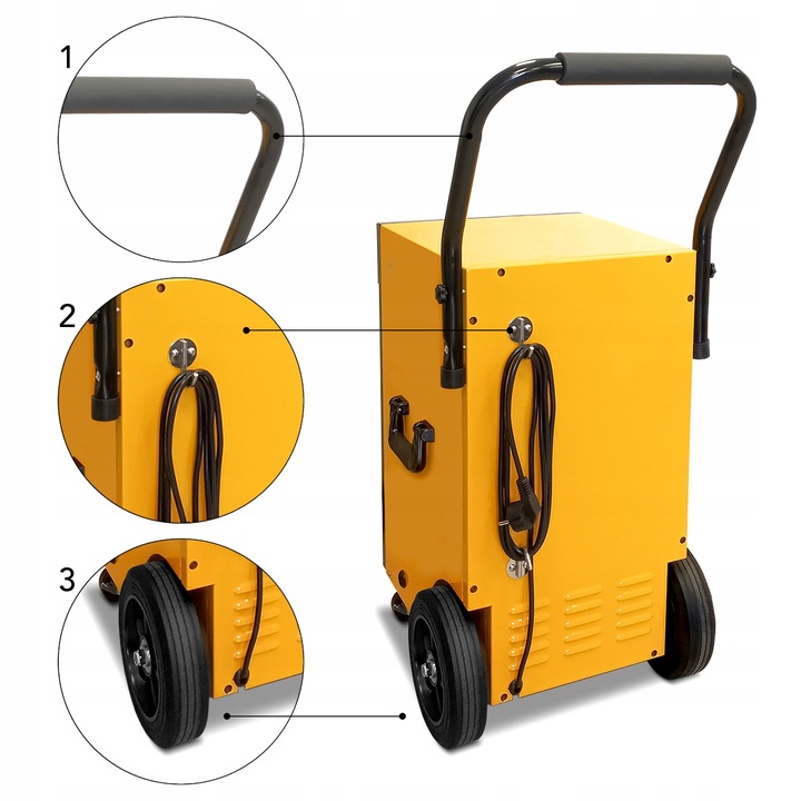 Przemysłowy osuszacz powietrza EPD 50 budowlany pochłaniacz wilgoci