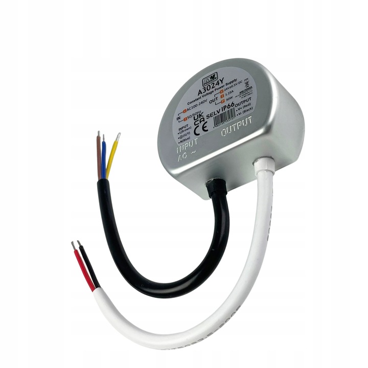 Zasilacz Do Taśmy LED 24V 30W 1A Stałonapięciowy Transformator DC IP66