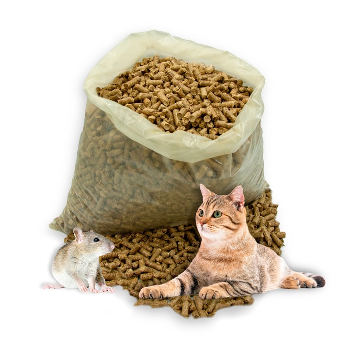 PODŁOŻE ŚCIÓŁKA PELET EKOLOGICZNY DLA CHOMIKA KRÓLIKA żwirek kot 40L 15kg