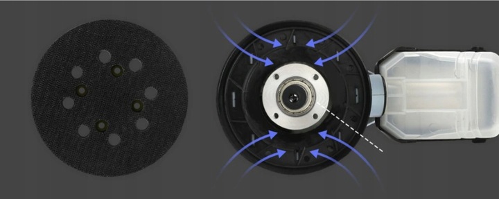 Szlifierka Oscylacyjna Mimośrodowa Drewna Metalu 4w1 1200W