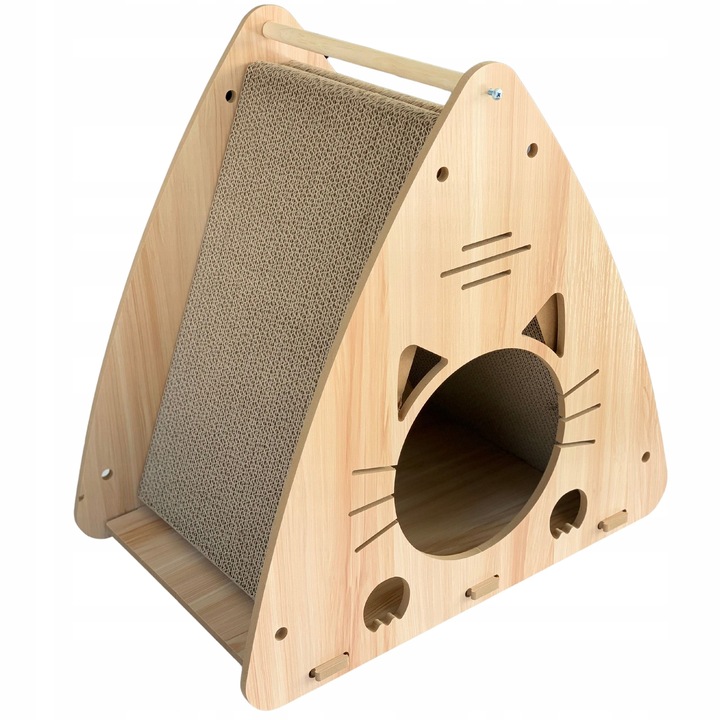 Petstore DRAPAK DLA KOTA Drewniany domek Budka Karton Legowisko