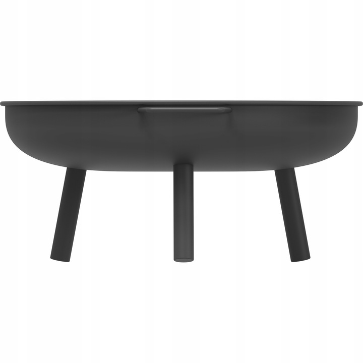 palenisko ogrodowe surowa stal czarne Ø58 cm misa do ogniska pod