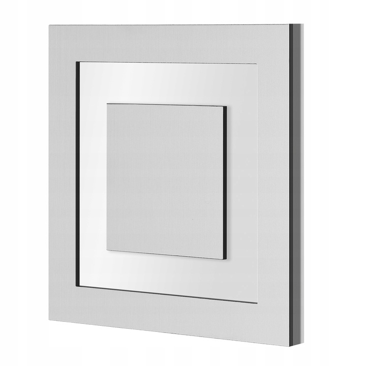 LAMPKA NA SCHODY LED 230V oprawa oświetlenie schodowe SREBRNA ZIMNA 6000k