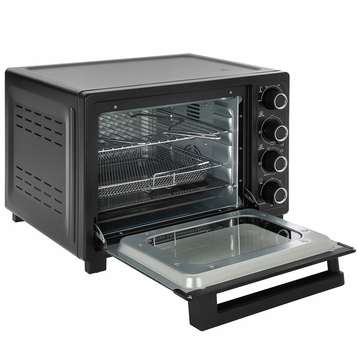 PIEKARNIK ELEKTRYCZNY 45L 2000W 250°C TERMOOBIEG ROŻNO GRILL