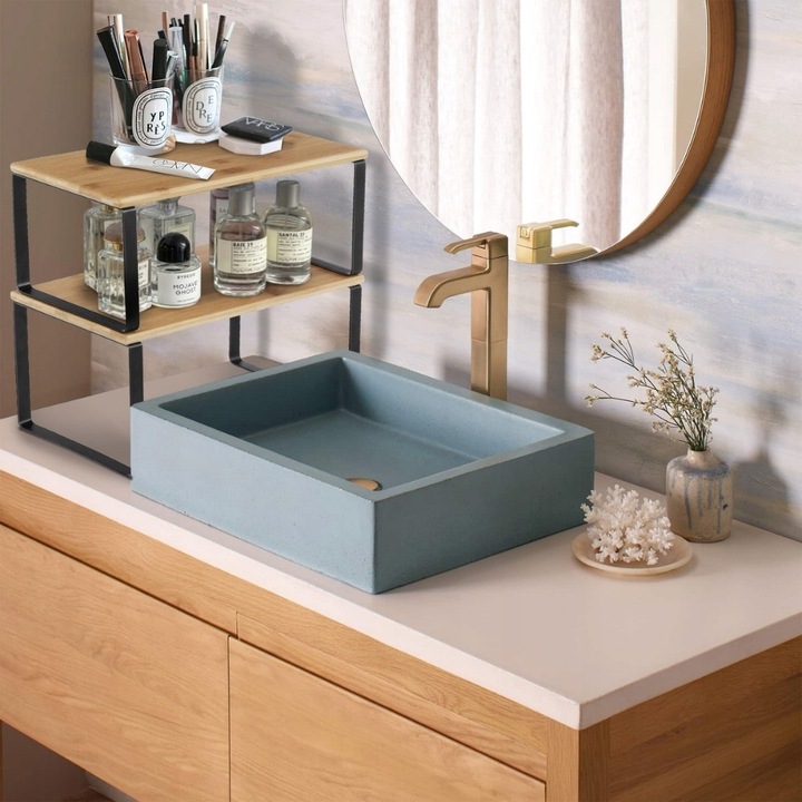 Zestaw 2 szt półek na przyprawy kubki talerze do kuchni łazienki na