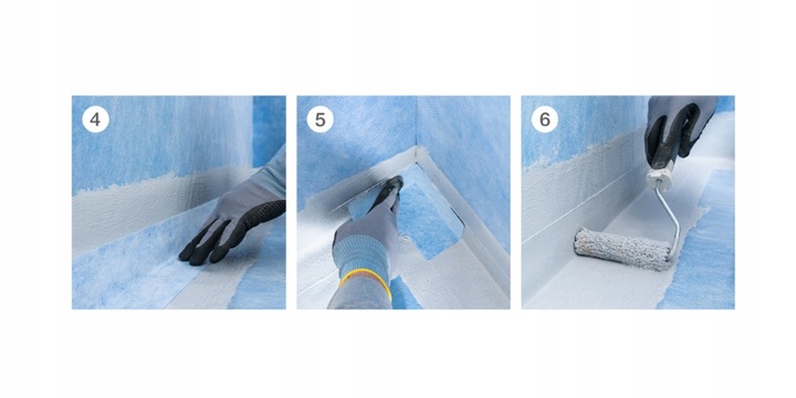 Taśma do hydroizolacji uszczelniająca PL3 niebieska 20mb