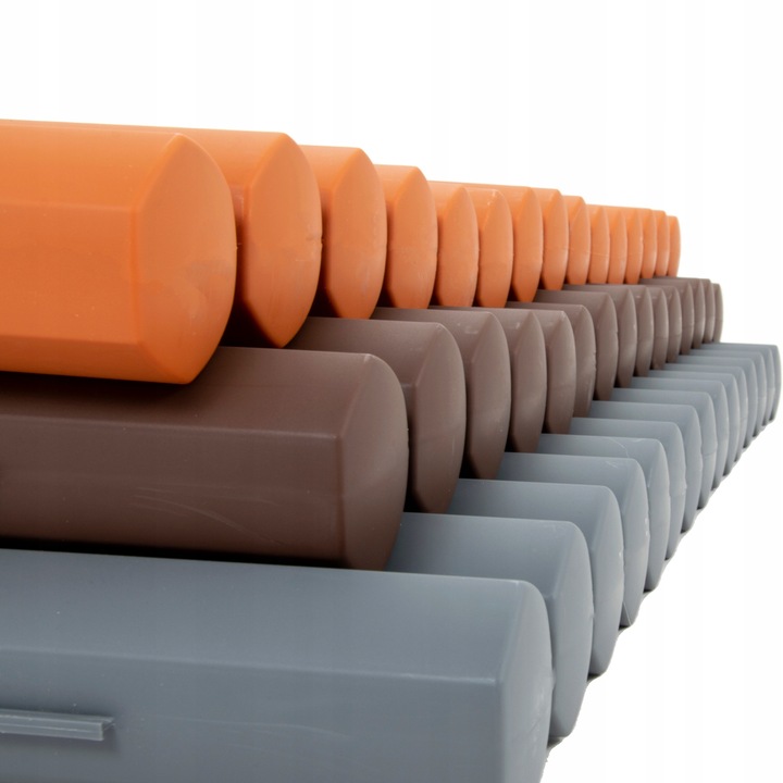 Palisada Ogrodowa Paliki Brąz 2,7 m Border Płotek