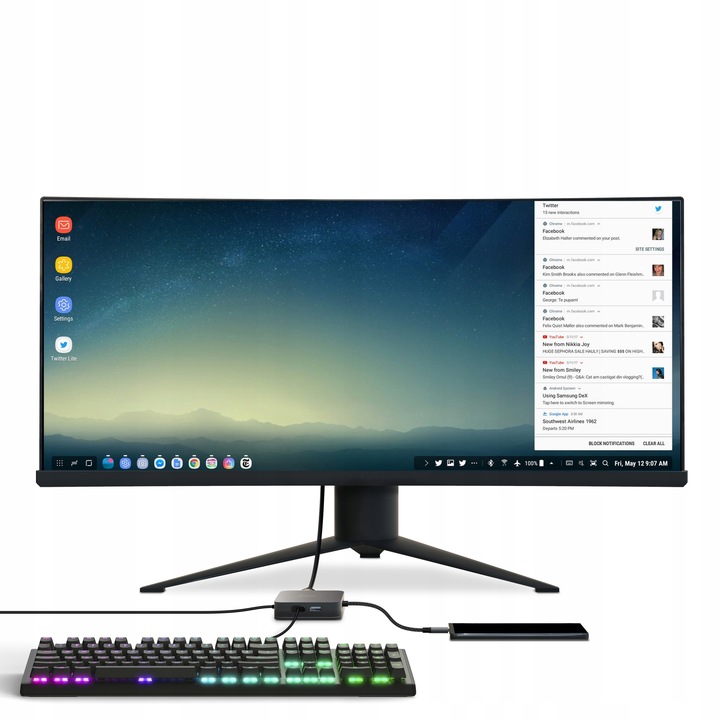 HUB USB-C ADAPTER USB 6W1 3x USB 3.0 USB C ETHERNET HDMI 4K DO MACBOOK PRO