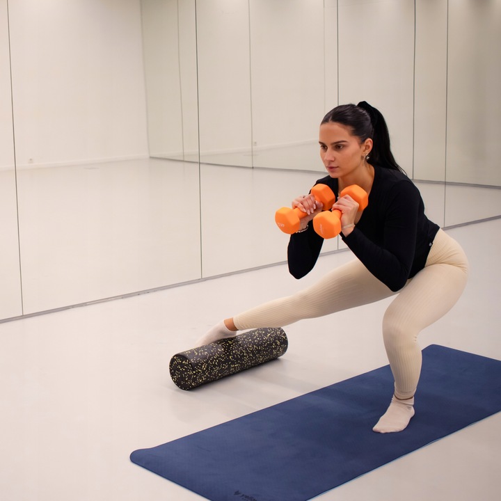 HANTLE bitumiczne ZESTAW 2x4kg CIĘŻARKI DO ĆWICZEŃ yellowSPORT POMARAŃCZOWE