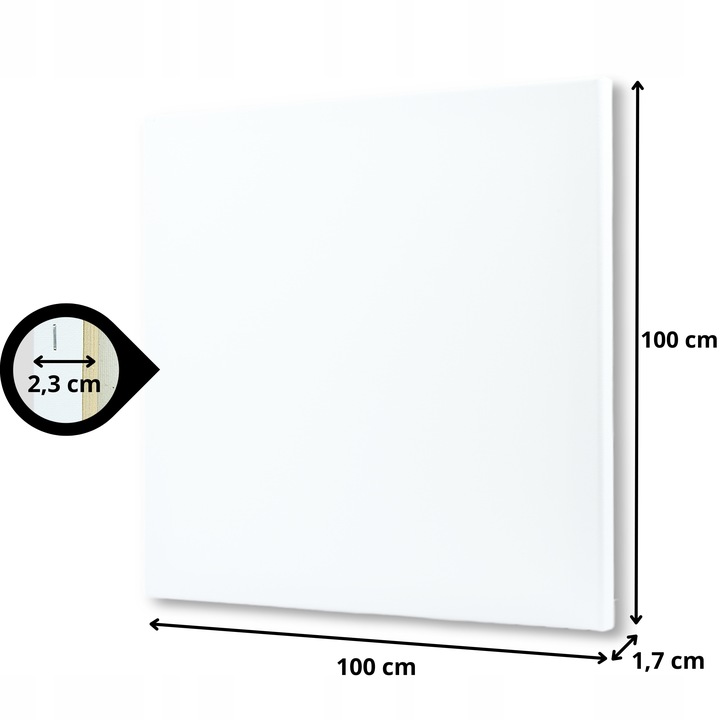 Płótno Malarskie Do Malowania 100x100 cm Podobrazia Phoenix Podobrazie