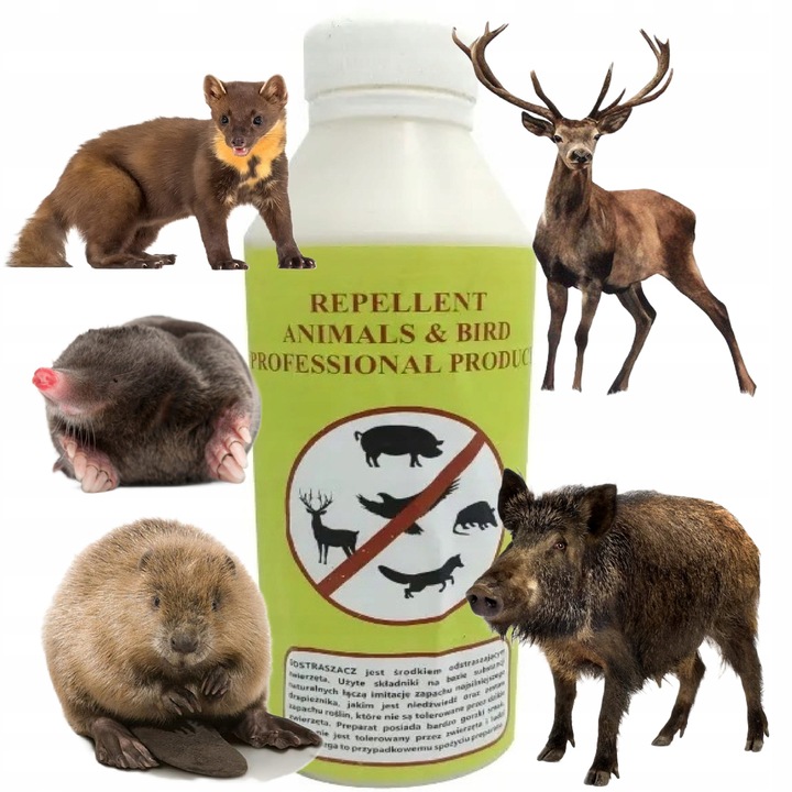 ANIMALS&BIRD odstraszacz na bobry dziki jelenie kuny krety borsuki