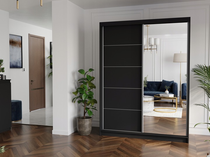 Szafa przesuwna Rivano I 150 cm z lustrem