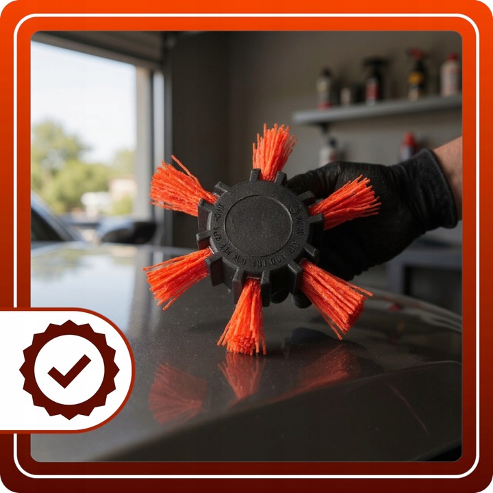 Szczotki druciane nylonowe do wkrętarki wiertarki do drewna zestaw 5