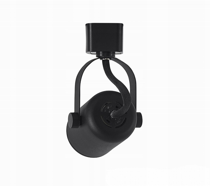 Zestaw 3x SPOT REFLEKTOR RUCHOMY CZARNY NA GU10 + SZYNOPRZEWÓD Szyna