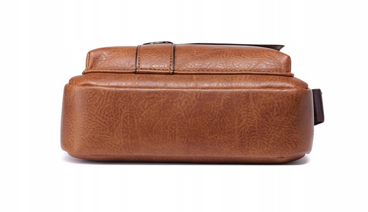 SASZETKA MĘSKA NA RAMIĘ DO RĘKI TORBA KIESZEŃ LISTONOSZKA BRĄZ CZARNY