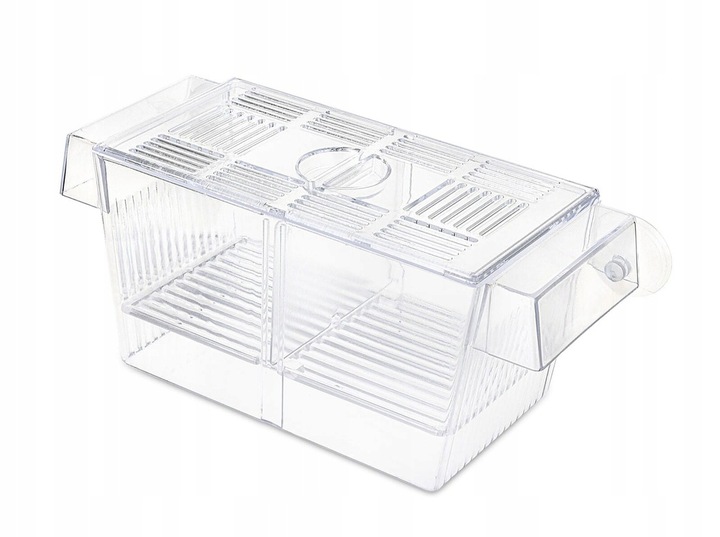 Kotnik Plastikowy dla Ryb Rozmiar L 22,5x9,5x10cm Dwie Komory DUŻY