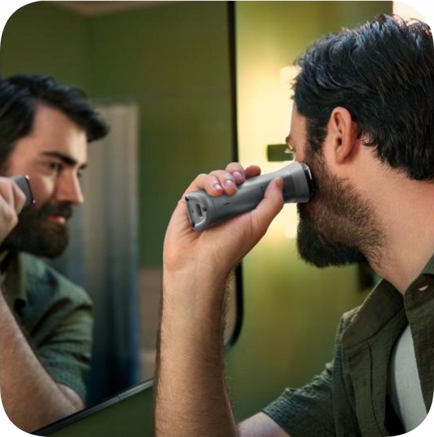 BEZPRZEWODOWA MASZYNKA TRYMER PHILIPS DO WŁOSÓW ZAROSTU BRODY GOLARKA