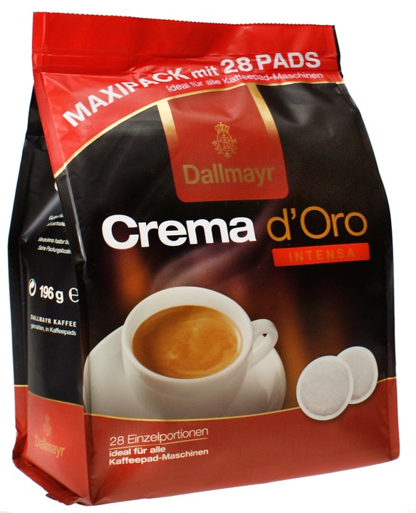 Dallmayr Crema d'Oro Intensa Pads 28szt 196g