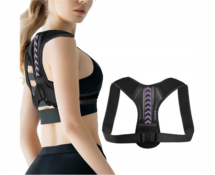 PAJĄCZEK NA PROSTE PLECY KOREKTOR WAD POSTAWY PROFESJONALNY GEARZ ROZMIAR M