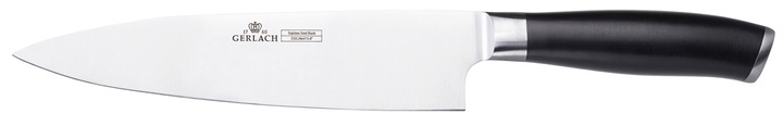 GERLACH ZESTAW KOMPLET NOŻY NÓŻ KUCHENNY W BLOKU DO CHLEBA SZEFA DECO BLACK