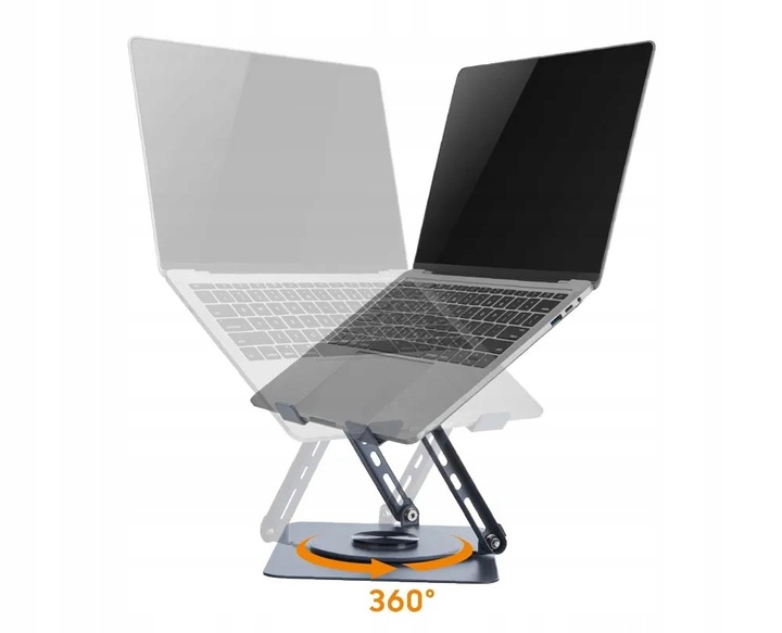 PODSTAWKA POD LAPTOPA 17 REGULOWANA OBROTOWA 360 stopni STOLIK POD LAPTOPA