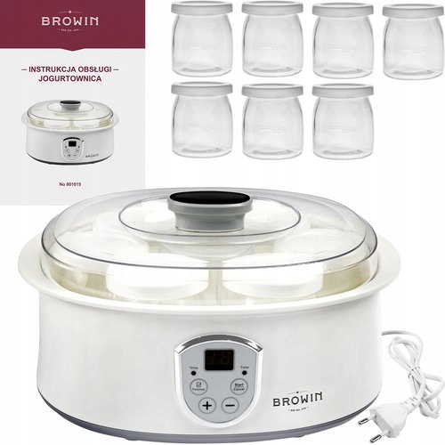 JOGURTOWNICA Z TERMOSTATEM 7 SŁOIKÓW BROWIN 1,3l 801015