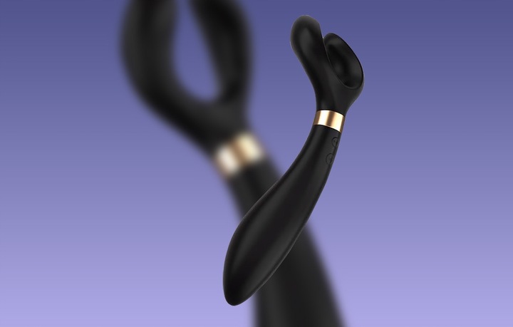 SATISFYER WIBRATOR DWUSTRONNY DLA PAR WAGINALNY ANALNY 20CM 100 KOMBINACJI