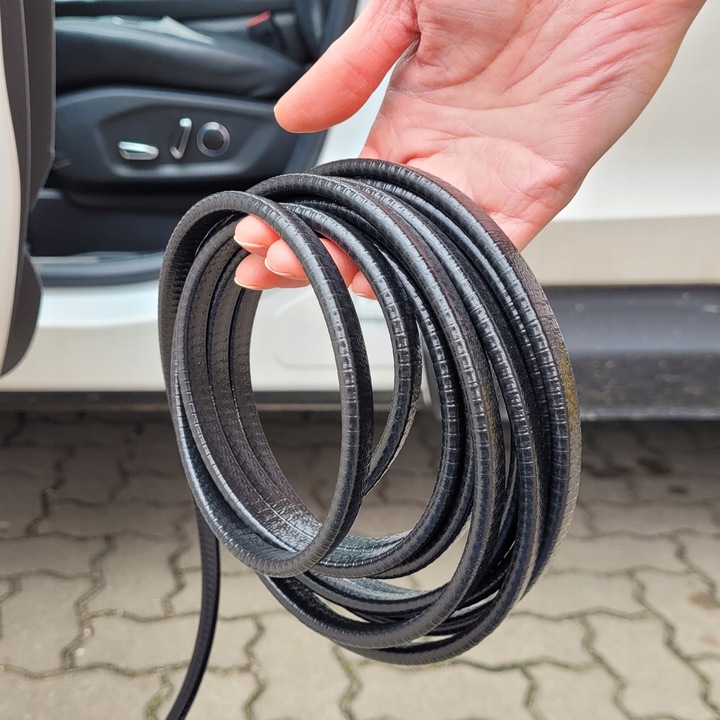 USZCZELKA OSŁONA KRAWĘDZI DRZWI SAMOCHODOWYCH ZBROJONA WZMOCNIONA 5m