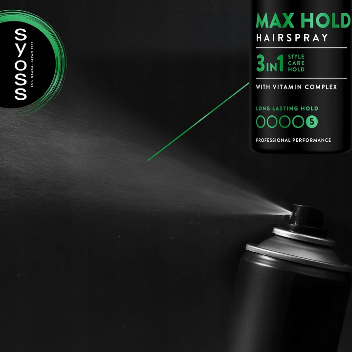 Syoss Max Hold Lakier do włosów 6x300ml