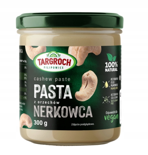 Targroch Pasta z Orzechów Nerkowca 300g 100%