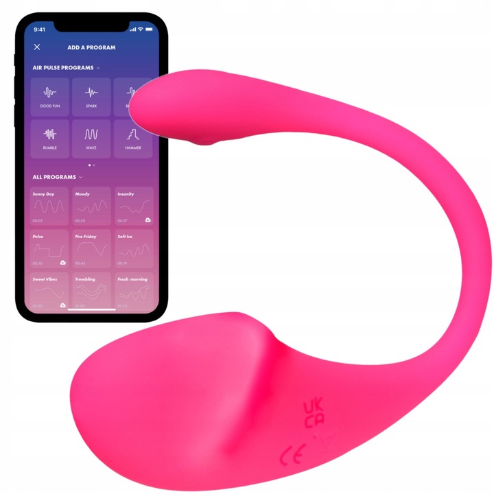 Wibrujące Jajko do Waginy Sterowane Aplikacją APP