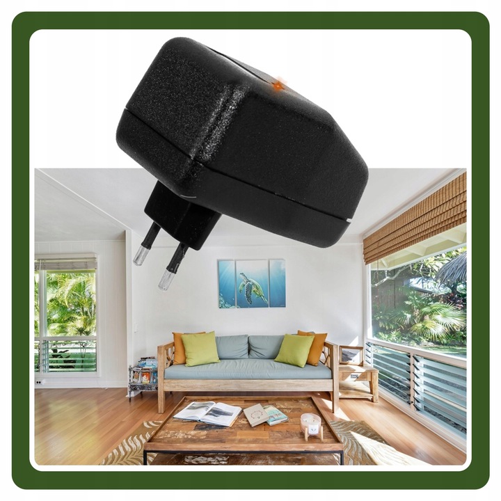 ODSTRASZACZ MYSZY KUN SZCZURÓW MOCNY ZMIENNY IMPULS ULTRAŹWIĘKOWY 230V