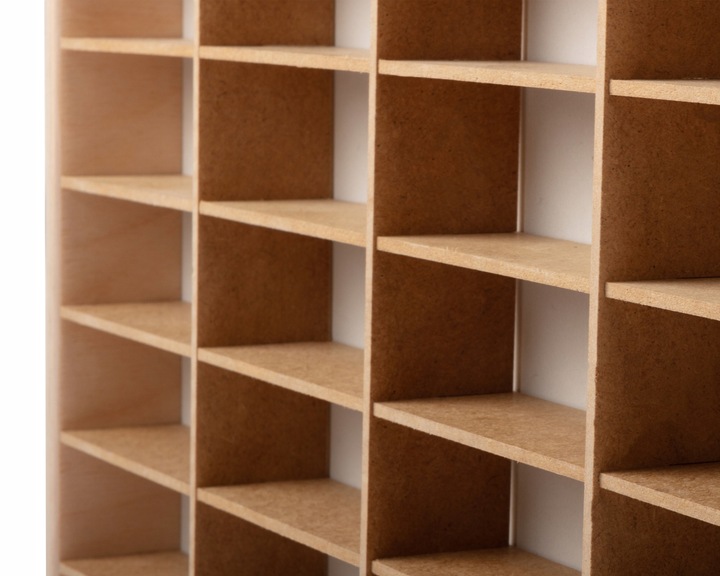 PÓŁKA NA HOT WHEELS 80 PRZEGRÓDEK - NA RESORAKI DREWNO - OD PRODUCENTA