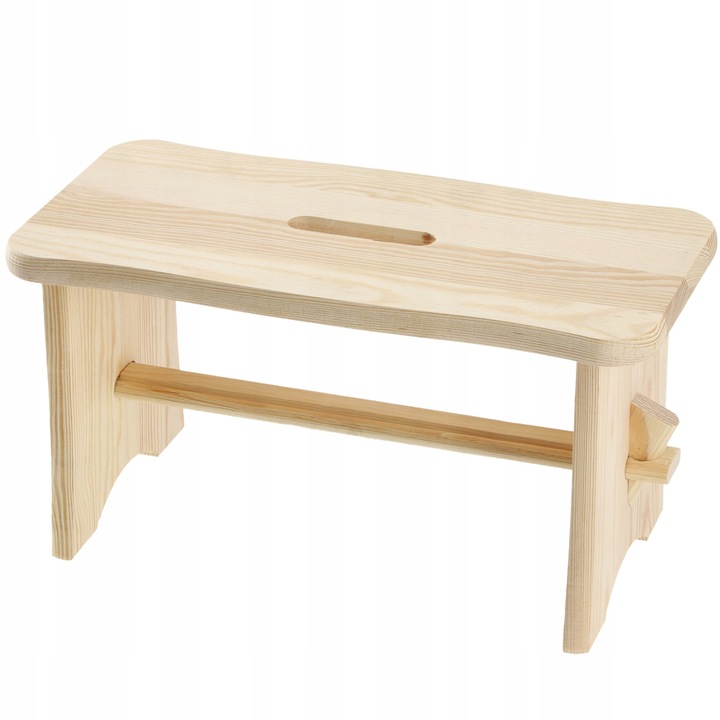 TABORET DREWNIANY KUCHENNY STOŁEK KRZESŁO 39cm SOLIDNY PODEST RYCZKA