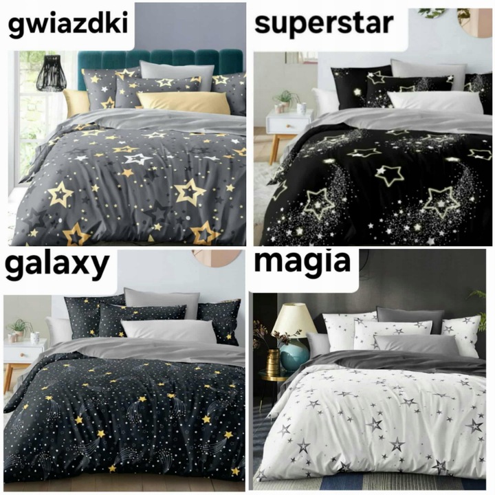 POŚCIEL 200x220 + PRZEŚCIERADŁO komplet pościeli