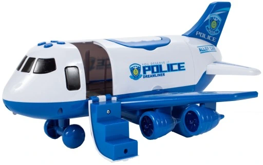 SAMOLOT POLICYJNY INTERAKTYWNY Z POJAZDAMI POLICJA LOTNISKO OTWIERANY